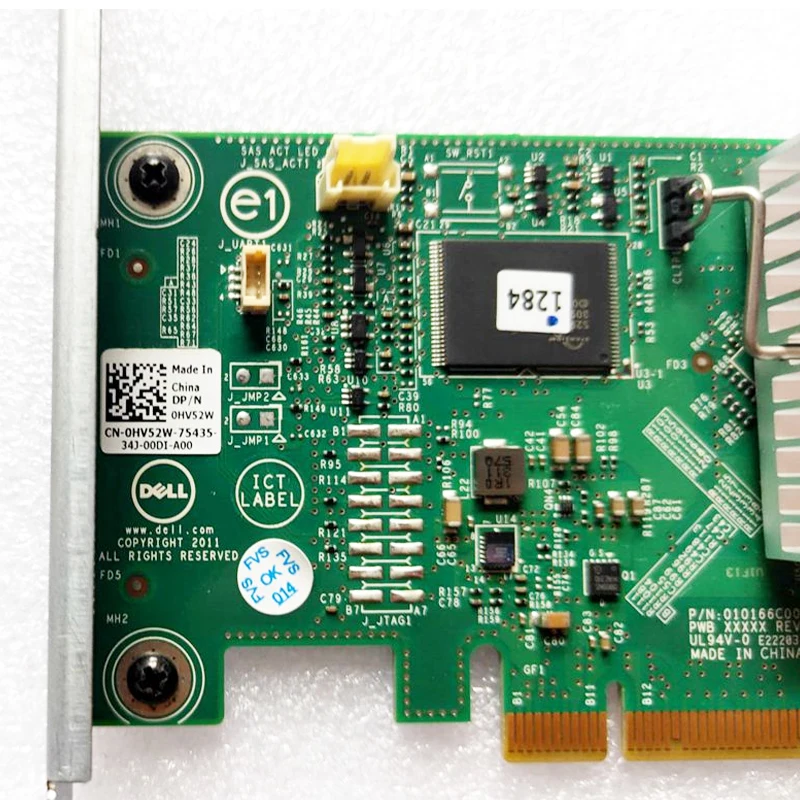 Tarjeta original Perc H310 SATA/SAS HBA controleur RAID 6gbps PCIe x8 LSI raid