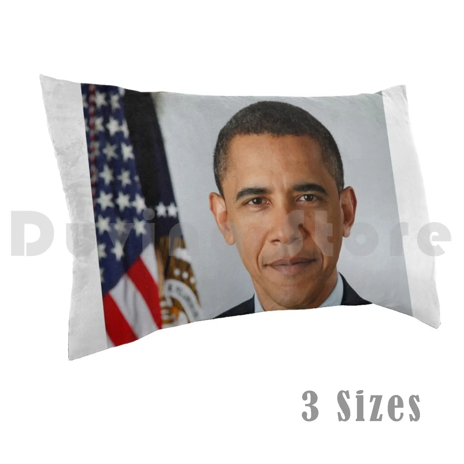 Barack Pillow Case Printed 35x50 Beautiful Portrait Of Barack Obama Beautiful Portrait Barack Obama Nice