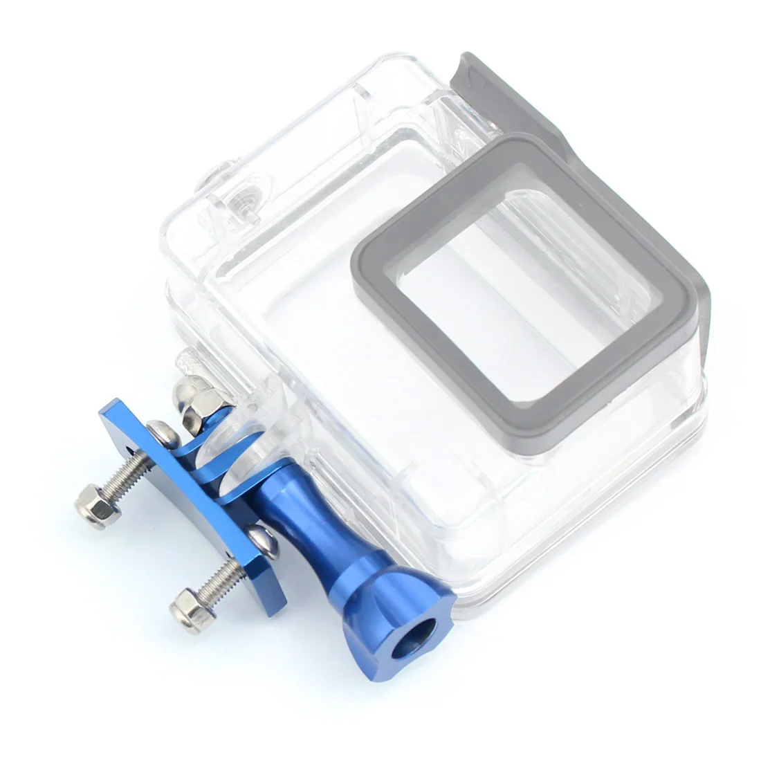 Mini tripé de alumínio para capacete, adaptador fixo de montagem para gopro 13 12 11 10 9 8 7 insta360 one r câmera de ação bicicleta ciclismo