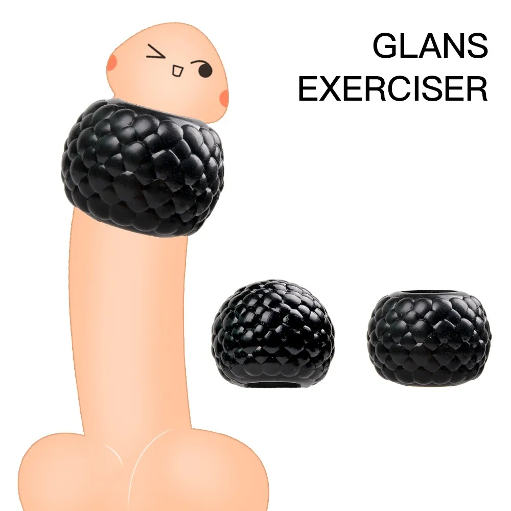 Silicone Reusable Penis Sleeve Flexible Glans Penis Enlarger Extender Delay Ejaculation Cock Ring Sleeve Adult Sex Toys For Men