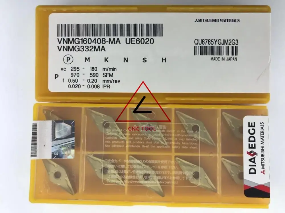 

VNMG 160408 MA UE6020 10pcs original turning insert DIAEDGE