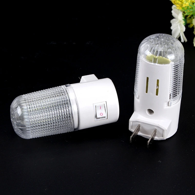 Socket LED Night Lights Indoor Wall Lamp Baby Feeding Bedside Lamp Lights Hallway Night Lighting Cabinet Stairs Light