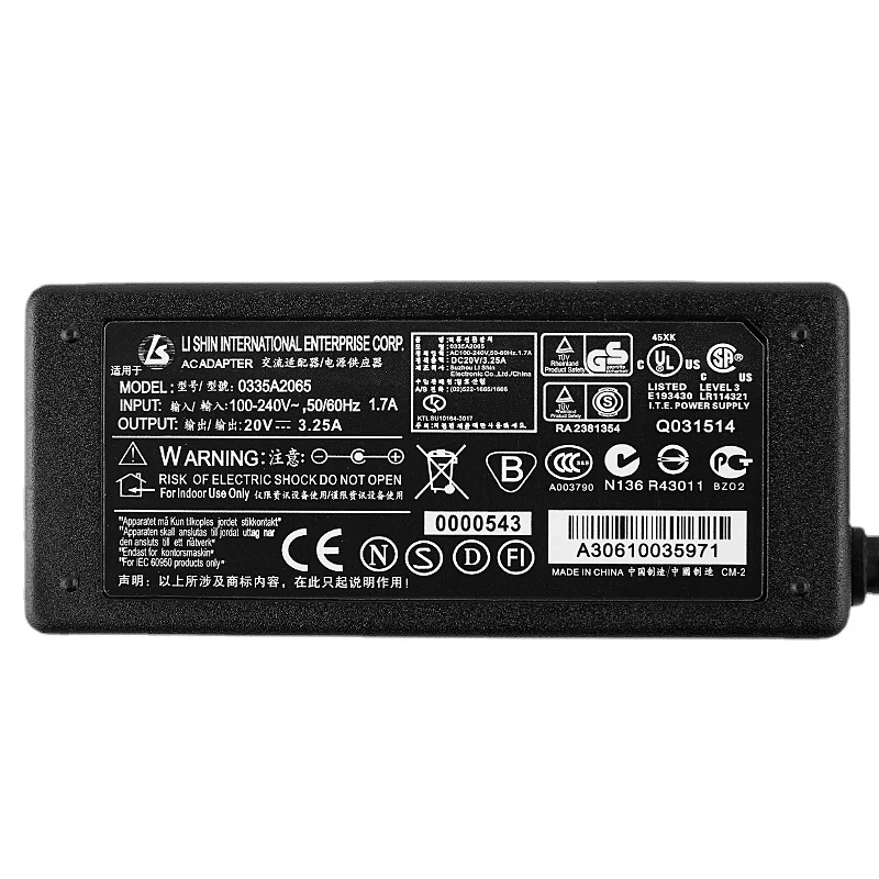 Adattatore cavo di alimentazione per stampante per etichette con codici a barre Zebra GK888TT GK888T GK888CN LP2844