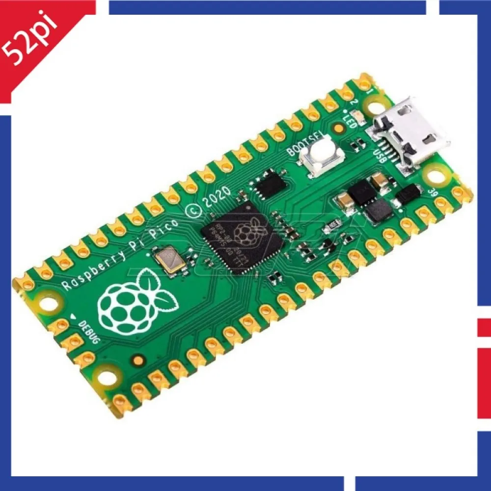 

Official Raspberry Pi Pico Board Microcontroller Board Dual-Core 264KB ARM Low-Power Microcomputers Cortex-M0+ Processor