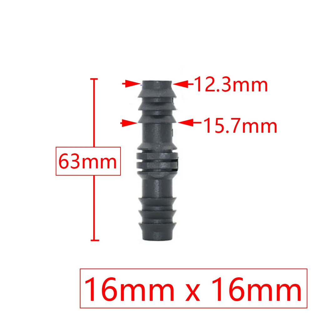 16mm 20mm 25mm nawadnianie ogrodu złącze kolczaste Tee kolanko wtyk końcowy rura Pe łącznik z mikrootworami Adapter do ogrodu