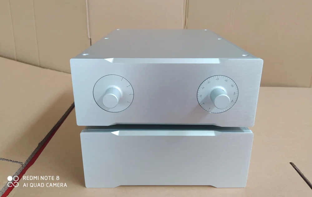 pre power amplifier case all aluminum amplifier case Silver aluminum amplifier chassis box