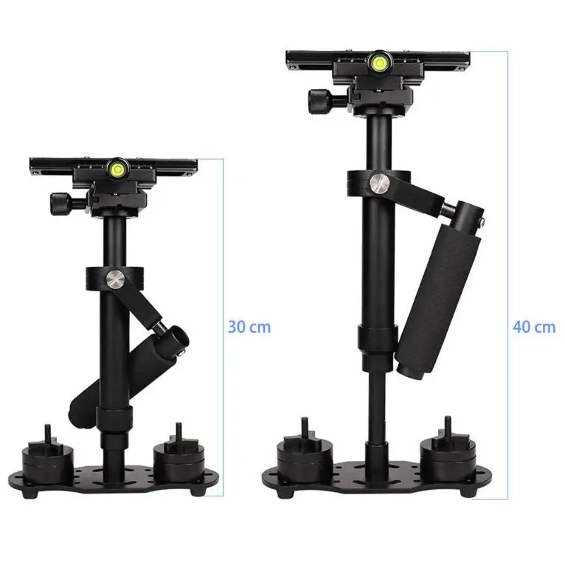 ALLOYSEED S40 Stabilizer 40cm 알루미늄 합금 사진 비디오 Steadycam Steadicam DSLR 카메라 캠코더 용 핸드 헬드 안정기