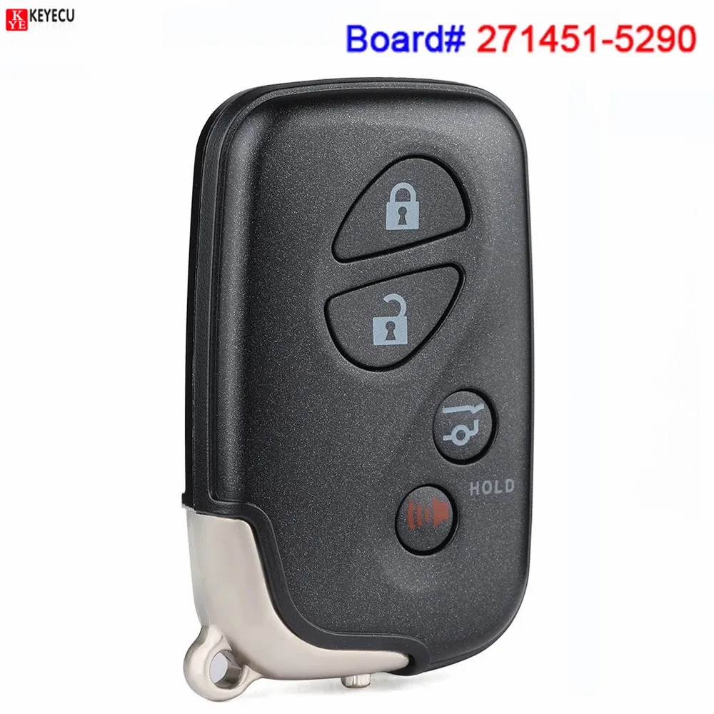 

KEYECU для Lexus RX350 2015 GX460 2010 2011 2012 2013 2014 2015 2016 2017 2018 2019 умный дистанционный брелок HYQ14ACX 271451-5290