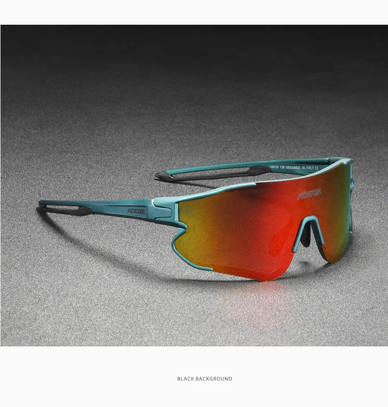 KDEAM Langlebige TR90 Herren-Sport-Sonnenbrille, polarisiert, kratzfest, 1,1 mm dick, Linsenbeschichtung, Sonnenbrille für Herren, KD0801 – Detail 16