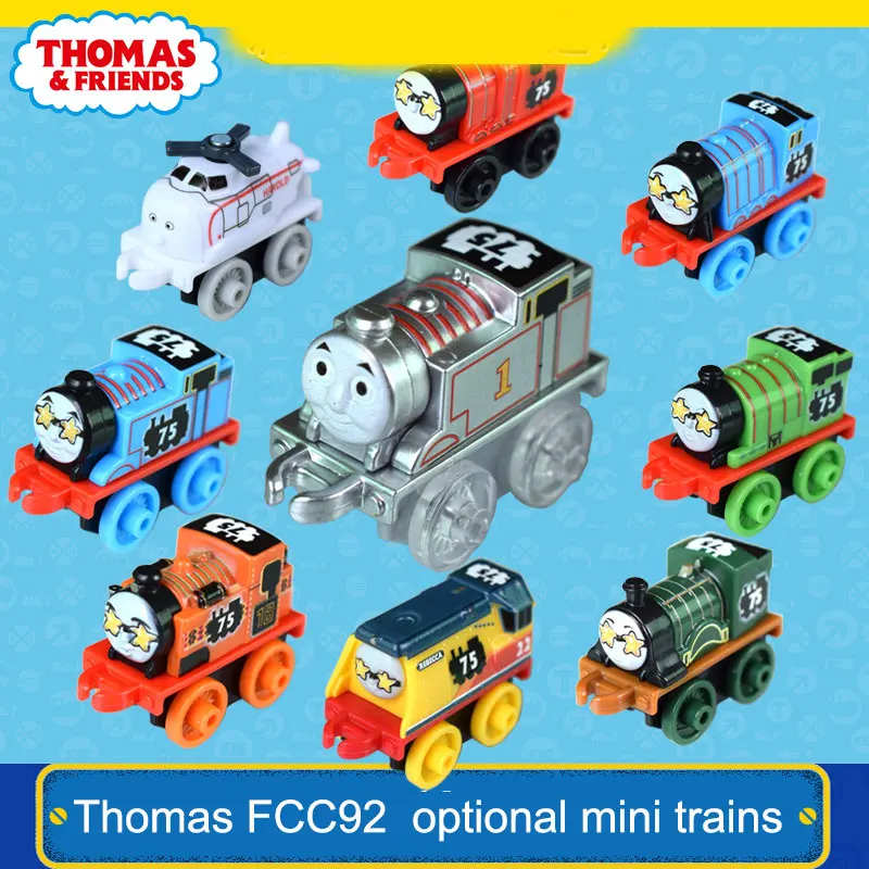 Thomas and Friends Mini Trains FCC92 Classic 75th Anniversary Unpacked Blind Box Optional Collection for Boy Christmas Toys