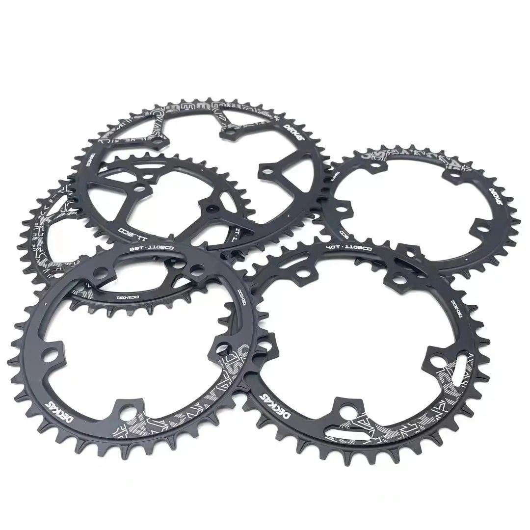 Deckas 110/5 BCD 110BCD Road Bike Narrow Wide Chainring 36T-58T Bike Chainwheel Forshimano Bicycle Crank Accessories