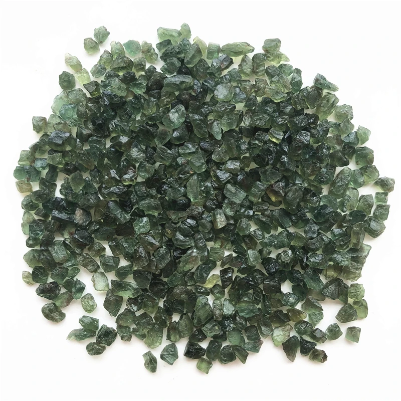 Wholesale 50g Natural Green Apatite Ore Nunatak Stone Raw Mineral Specimens Ore Quartz Crystals Natural Stones