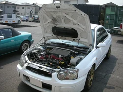 Para Subaru Impreza Sports WRX GD Sedan, capó delantero, capó, puntales de Gas, soporte de elevación, amortiguador, fibra de carbono