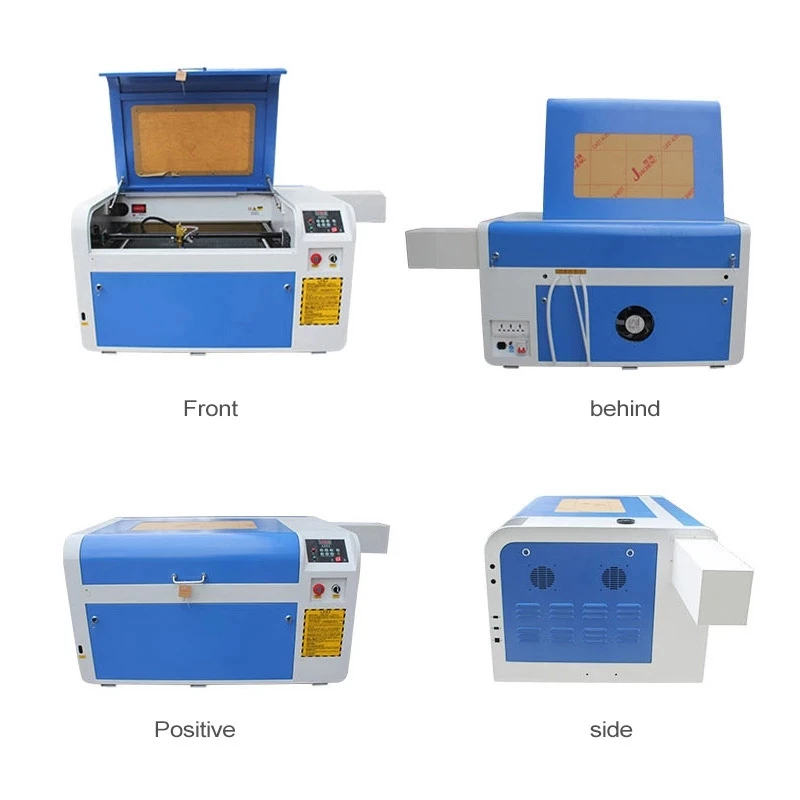 Factory Price 80W CO2 4060 Laser Cutting Machine To Sea Port With High Quality Laser Engraving Machine