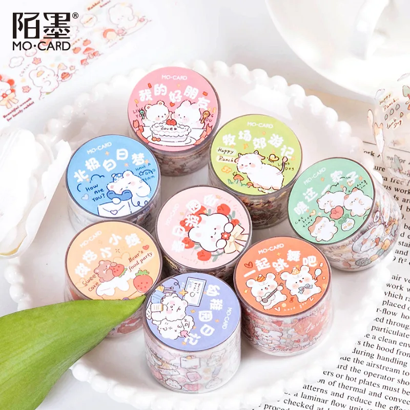 

1pcs/1lot Decorative Adhesive Tapes Small animals Scrapbooking DIY Paper Japanese Stickers 3m