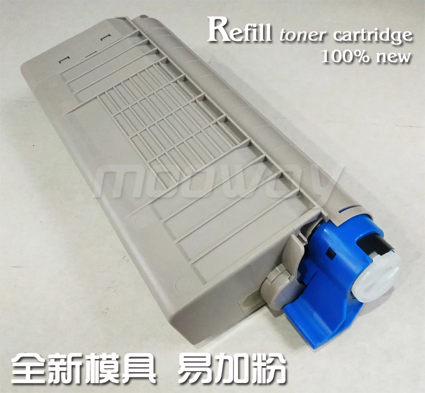 OKI C711 C711wt用互換ホワイトトナーカートリッジ（チップ付き