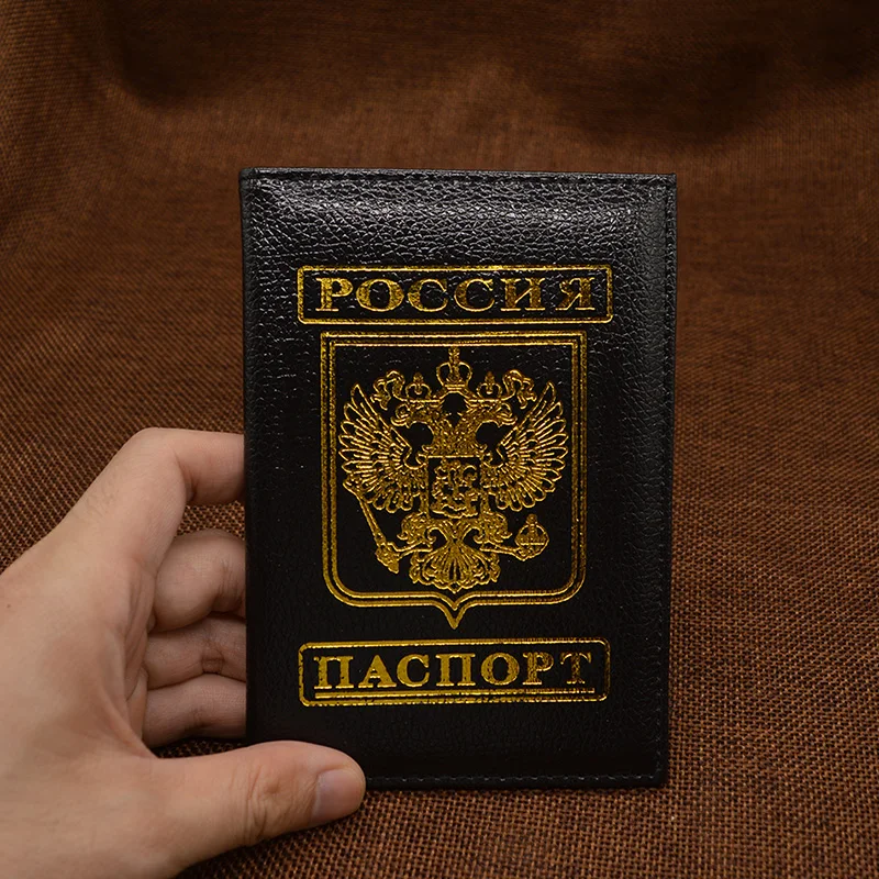 Pink Passport Cover Russia Travel Passport Case Women Cute Fashion Covers for Passports Soft Pu leather Passport Protector