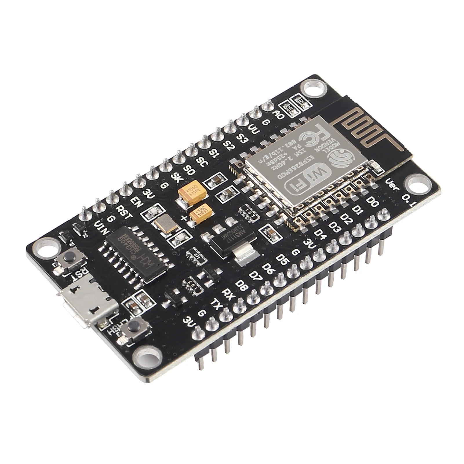 Wireless Module NodeMcu V3 CH340 Lua WIFI Internet Of Things Development Board ESP8266 With Pcb Antenna And USB Port For Arduino