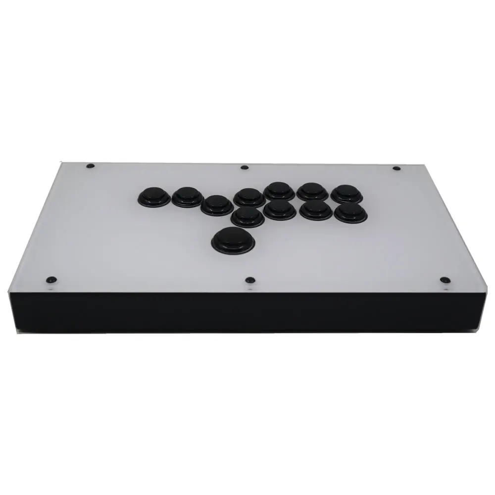 Imagem -04 - Arcade Joystick Game Controller Todos os Botões Estilo sem Alavanca Vara de Luta Ps4 Ps3 pc Sanwa Obsf24 30 Branco Preto Rac-j800b