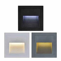 Lâmpada led subterrânea para exterior, 5w, à prova d'água, luz para escada, parede embutida, iluminação para degrau, lâmpadas para pé, ip65