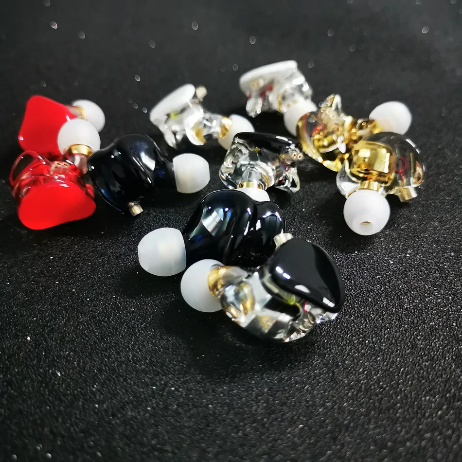 HANADOMI A2 IEM HIFI الراتنج Earphone10mm مجمع ديناميكية الحجاب الحاجز ستيريو سماعات قوية سماعة سلكية 0.78 مللي متر الصوت سماعة