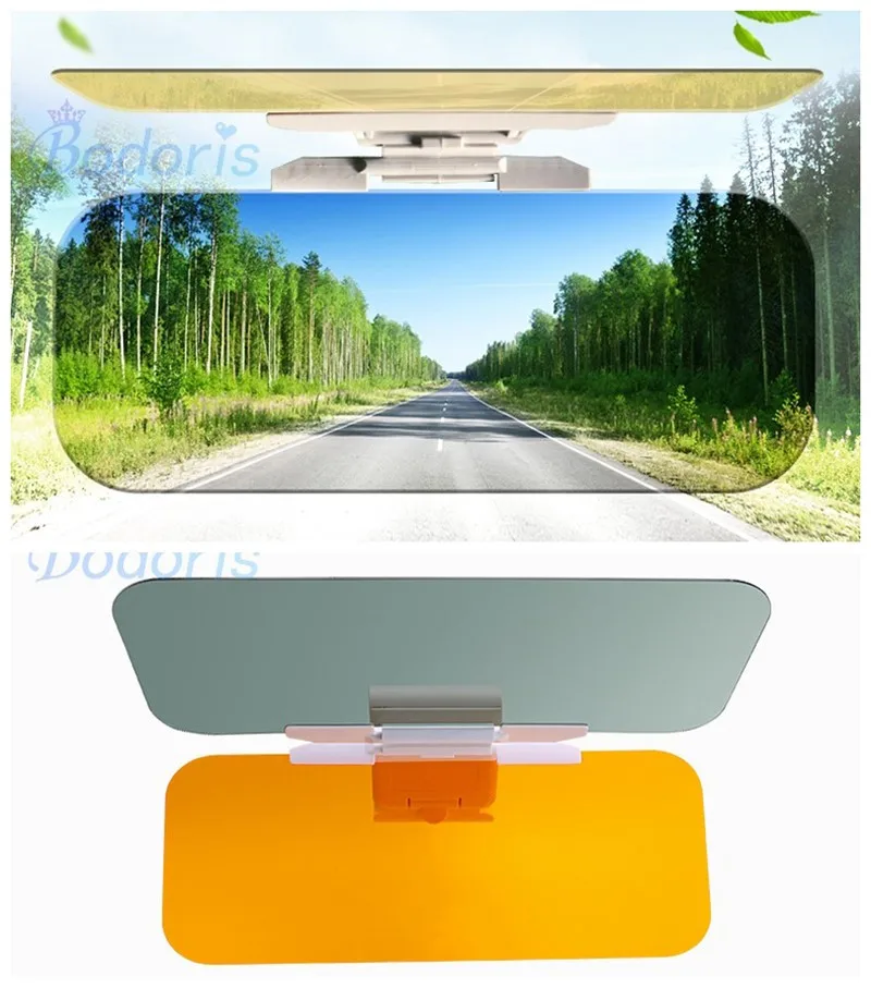 Accessories For Peugeot 3008 5008 206 HD Anti Glare Dazzling UV Blocker Goggle Day Night Clear View Driving Mirror Visor