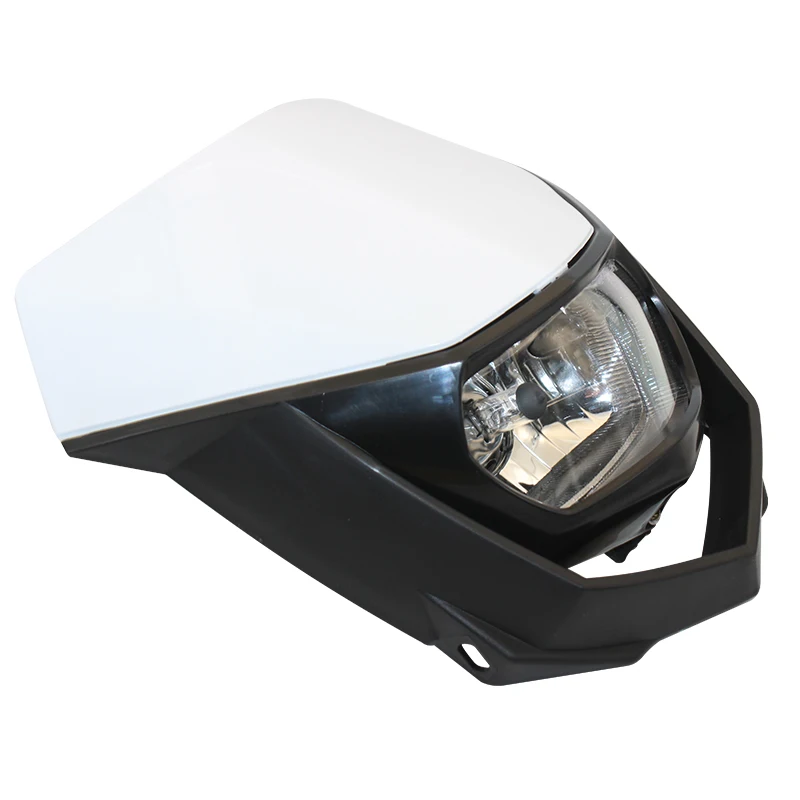 Motorcycle Headlight Enduro Universal 35W Lighting Dual Sport   Fairing for Yamaha Honda Suzuki Motocross Dirt Bike Accessories