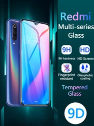 9D Protection Glass For Xiaomi Redmi 7 7A 8 8A 9A 9C 10X K30 Screen Protector Redmi Note 8T 9S 7 8 9 Pro Glass Film