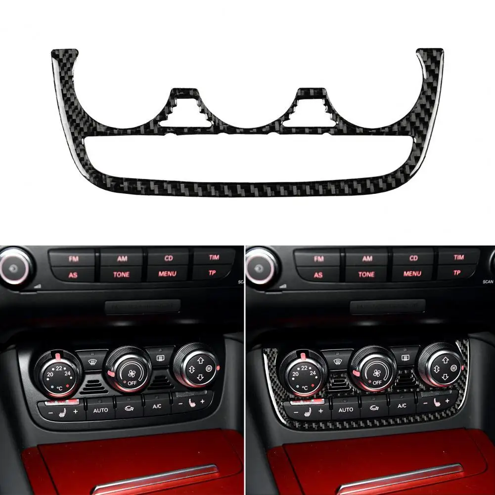 

Sticker Carbon Fiber Decorative Air Conditioning Control Button Panel Cover Replacement for Audi TT 8n 8J MK123 TTRS 2008-2014