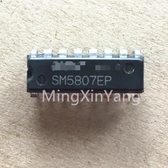 Chip IC de circuito integrado SM5807EP SM5807 DIP-16, 5 uds.