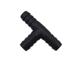 10 Pcs Tee Tube Length 55mm 12/8mm Diameter Poultry Livestock Drinking Water Installation Garden Water Connectors Watering Hose