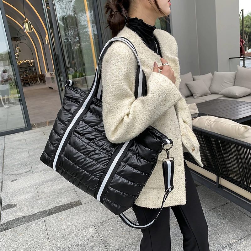 2021 New Space Cotton Large Capacity Women's Luxury Bag Ladies Shoulder Bags Fashion Designer Handbag Crossbody Bags Female Tote