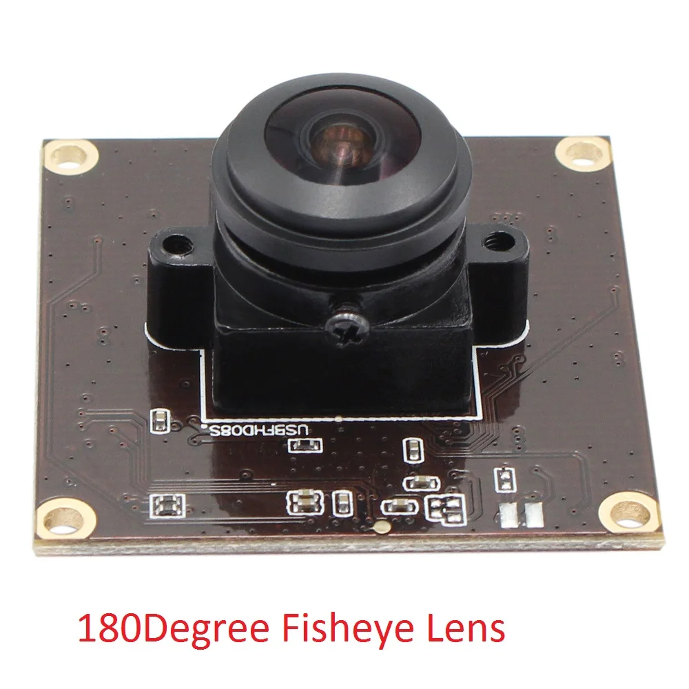 ELP 2MP Webcam Full HD 720P 120fps Camera USB OV4689 CMOS Wide Angle Fisheye Lens Circuit Board Module Camera 180 For 360 Camera