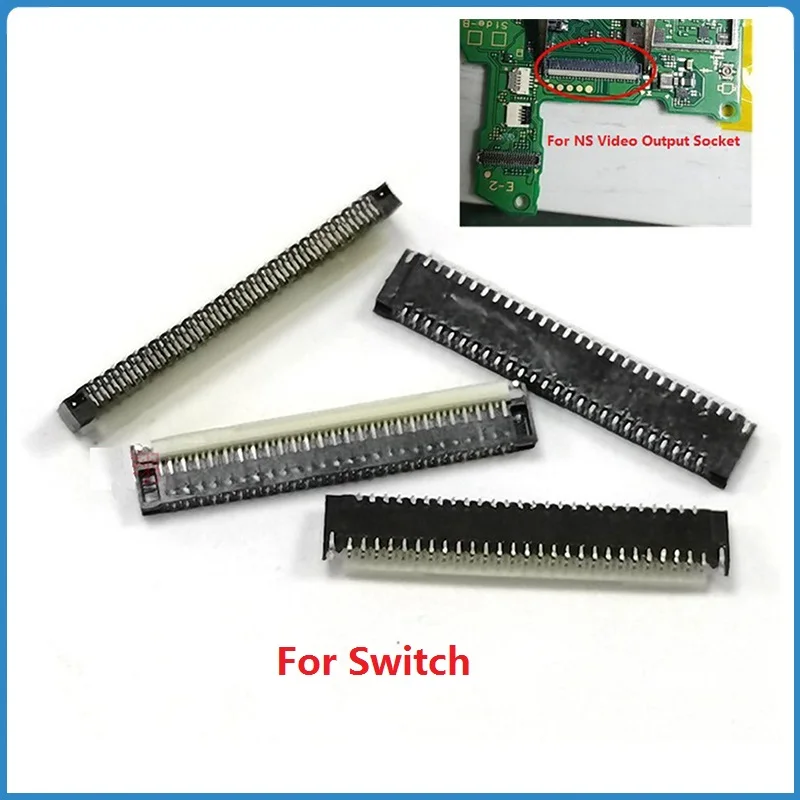 For NS Nintendo Switch Video Output Socket  LCD Screen Display Cable Socket Repair Parts Special Original Touch Interface