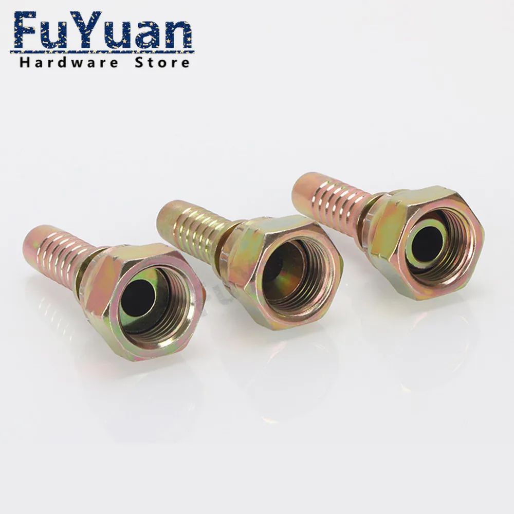 1 sztuk wąż prosty wąż wysokociśnieniowy złącze hydrauliczne BSP 1/4 3/8 1/2 do rury 6mm-19mm trójnik z króćcem złącze Adapter — zdjęcie 5