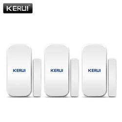 KERUI-Sensor De puerta magnético inalámbrico D025, sistema De alarma para el hogar, 433Mhz