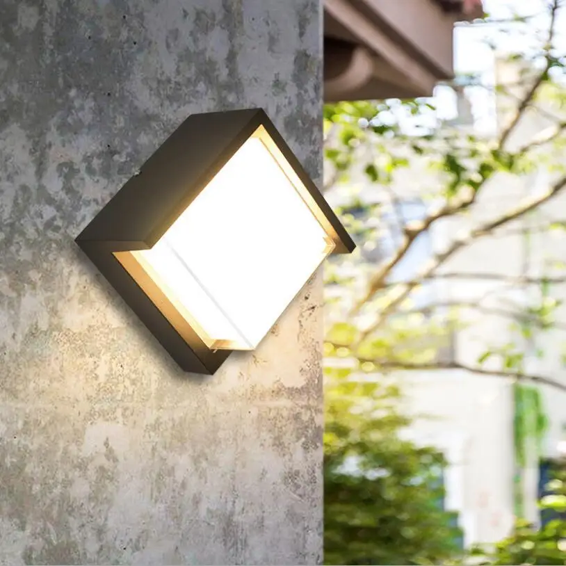 

Outdoor Waterproof IP65 10W LED Wall Lamp Modern Indoor Sconce Decorative Porch Garden Lights