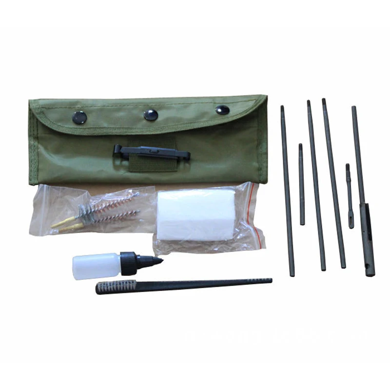 

airsoft tactical M16 M4 AR15 accessories gun cleaning kit .22cal 5.56mm clean brush for hunting pistol