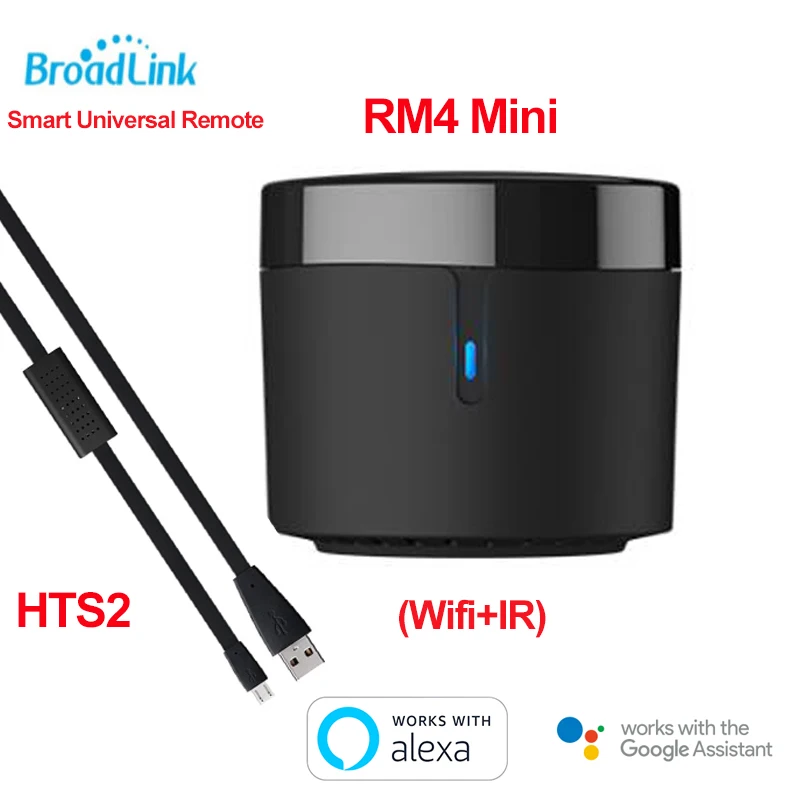 Broadlink RM4 Mini Wifi IR Universal Smart Remote Smart Home Remote Control TV Via Broadlink APP Work with Alexa Google Home