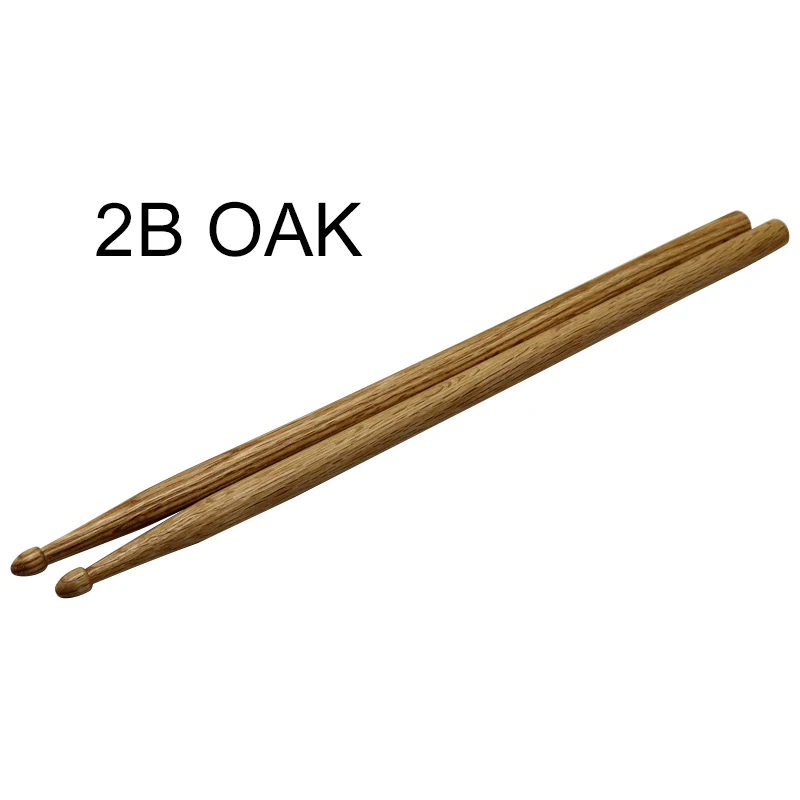 Lightweight wood color drum sticks 2B OAK musical parts Maple 5B OAK Drumsticks Stick for Drum