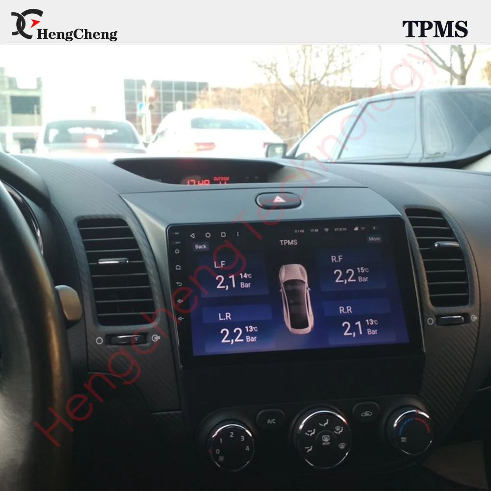 Android USB TPMS for Car Radio DVD Player Tire Pressure Monitoring System Spare Tyre Internal External Sensor USB TMPS