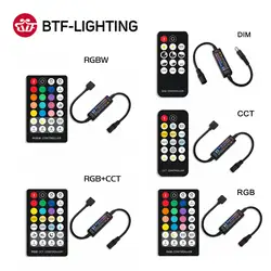 Controlador de tira de luces LED, accesorio para 5050 DIM, RGB, RGBW, RGBCCT, 4 pines, 5 pines, 6 pines, DC5-24V, RF14, 17, 21, 28 teclas