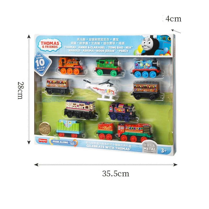 Original Thomas and Friends Track Master Diecast Trains Car Toy Set Classic Thomas Alloy Toys for Boys Orbital Series Gifts Box