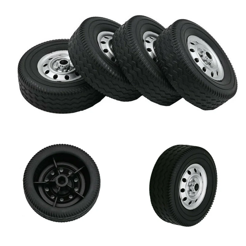 4PCS\\SET Replacement Rubber Wheel Tires For 1/10 WPL D12 RC Off-Road Buggy Truck Car DIY upgrade parts