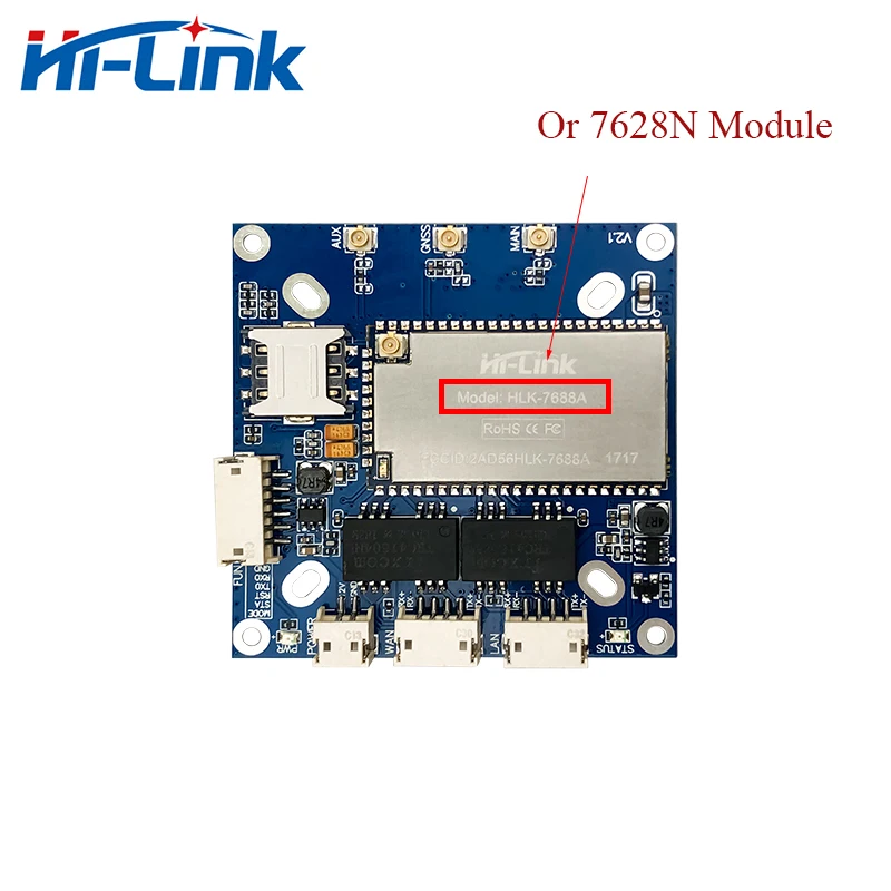 Free Shipping Hi-Link Wireless 4G Router Module Wifi with SIM Card Portable Outdoor WiFi with EC25-EUX 4G Chipset