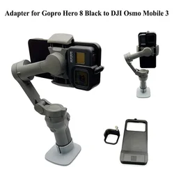 Handheld Gimbal Adapter Switch Mount Plate for GoPro Hero 8 Black Camera Switch Mount Plate Adapter for DJI Osmo Mobile 4 3