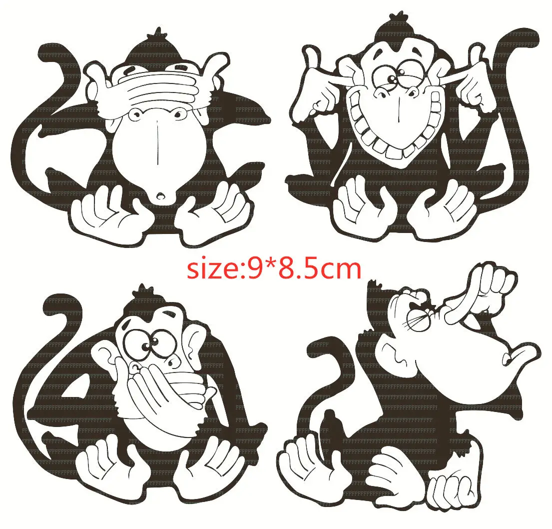 Animal Chimpanzee Transparent Silicone Rubber Stamp And Die Sheet Cling Scrapbooking DIY Cute Pattern Photo Album Stickers