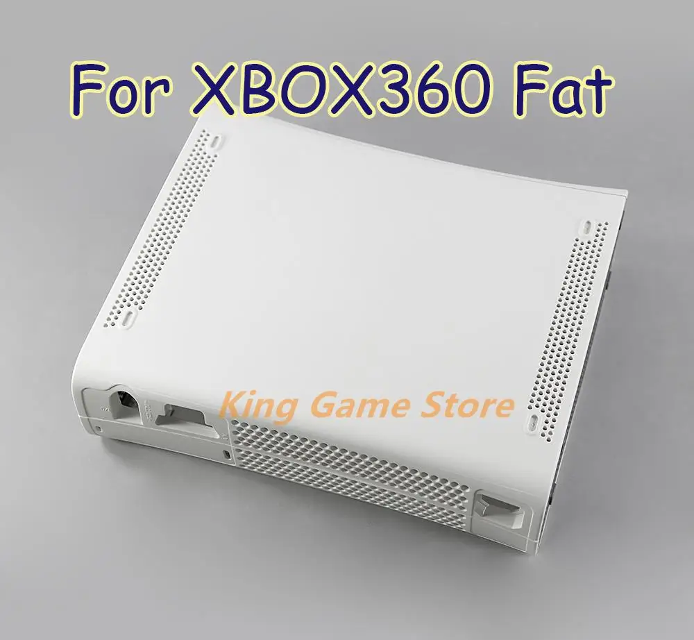 1set For XBOX 360 Fat Black White Housing Shell Case for xbox 360 phat game console housing shell case cover with buttons