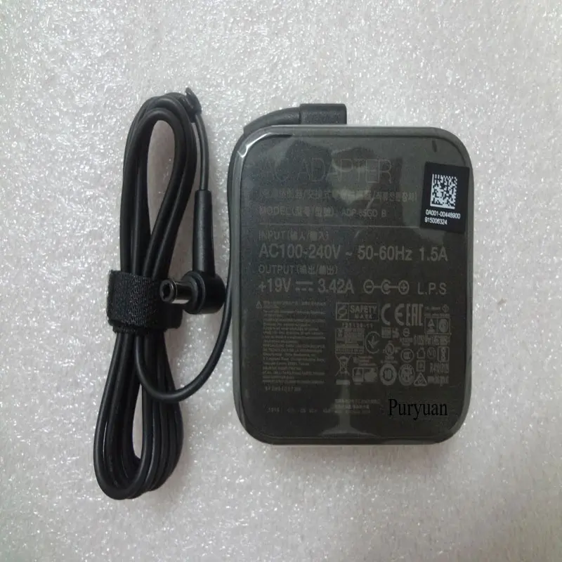 

NEW OEM 19V 3.42A PA-1650-48 ADP-65GD B 65W 5.5mm*2.5mm AC Adapter For ASUS TUF Gaming VG279QM 27" Monitor Original Puryuan