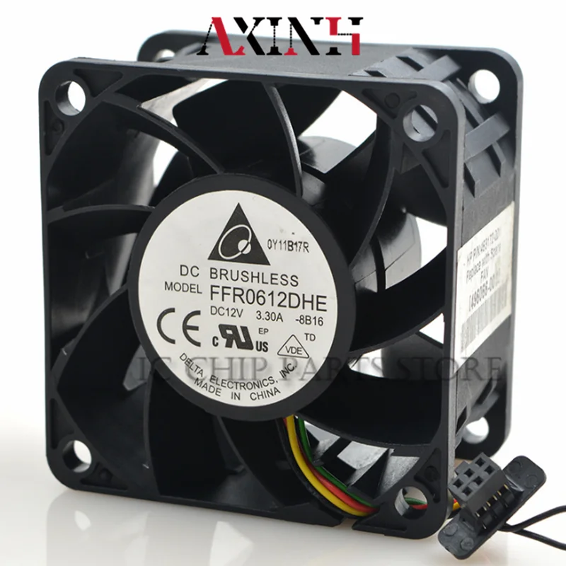 Original FFR0612DHE Computer Blower Cooling Axial Fan FFR0612DHE-8B16 DC 12V 3.3A 6038 60*60*38mm IN STOCK